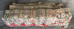 Vintage Trim Over 9 Yards DEAD STOCK/NOS,Open Loop Gimp Chenille Mix 113X3 Size - Picture 1 of 3