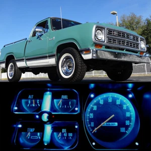 Gauge Cluster LED Dashboard Instrument Bulb Ice Blue For Dodge D100 D350 Truck - Picture 1 of 7
