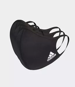 Adidas Face Mask Cover Protection Authentic Unisex Adult Size Large 3 Pack - Picture 1 of 10