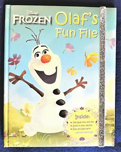 Disney Frozen Olaf's Fun File Children Activity Book HC Parragon Book of Secrets - Picture 1 of 1