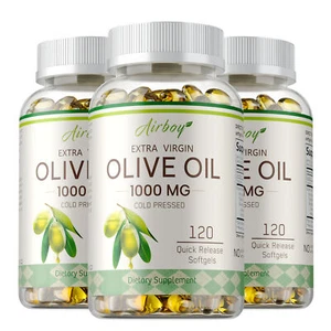 Olive Oil Capsules - Support Energy, Heart, Internal Circulation, Immune Health - Picture 1 of 13