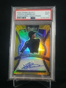JASSON DOMINGUEZ 2020 Select Rookie Auto 7/10 GOLD Prizm PSA 9 POP 2 none ๐ผ! ๐ฒ - Picture 1 of 3