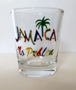 Vintage Souvenir Jamaika Schnapsglas "kein Problem" - Bild 1 von 1