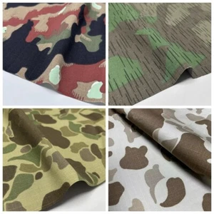 Nylon Cotton Grid Camouflage Fabric Tactical Training Suit Cloth DIY Clothes - Picture 1 of 24