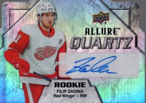 2019-20 Upper Deck Allure Quartz Rookie Auto #AQRFZ Filip Zadina - NM-MT