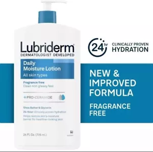 Lubriderm Unscented Daily Moisture Lotion + Pro-Ceramide, 24 fl oz - Picture 1 of 1