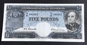 5 pounds Coombs Wilson aUNC Grade(ANDA Graded) - Picture 1 of 2