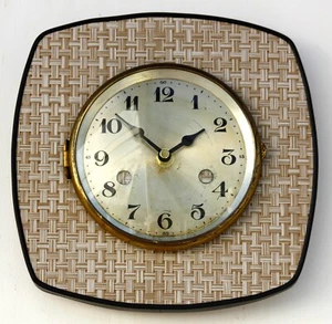 NUEVO 22cm Reloj de Pared Mimbre - Retro Country Mediados de Siglo Estilo Vintage Regalo Francés - Imagen 1 de 4