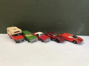 Matchbox Superfast Lamborghini Countash Chevrolet Corvette Camper Cougar Village - Bild 1 von 12