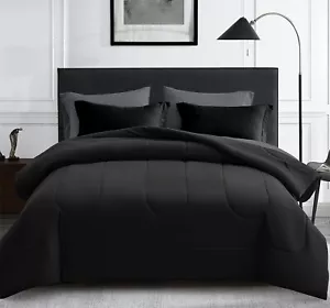 Maple&Stone Full Size Comforter Set 7 Pieces Bed in a Bag - Down Alternative Bed - Picture 1 of 8