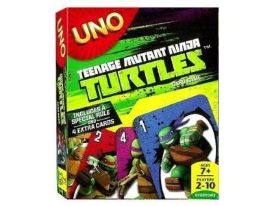 TMNT Uno Card Game - Classic Card Game  - Teenage Mutant Ninja Turtles - Image 1 of 2