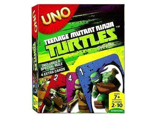 TMNT Uno Card Game - Classic Card Game  - Teenage Mutant Ninja Turtles - Image 1 of 2