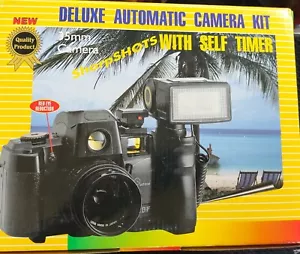 LEX35 DELUXE AUTOMATIC CAMERA KIT 35MM SHARPSHOTS W/ SELF TIMER Read Description - Picture 1 of 9