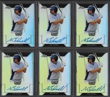 2018 Leaf Metal Draft NICK SCHNELL Silver Prismatic Auto RC Rays 1st Round Pick