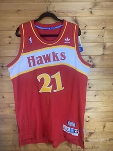 NWT Dominique Wilkins ADIDAS NBA Atlanta HAWKS Swingman Jersey Mens Sz XL - Picture 1 of 16