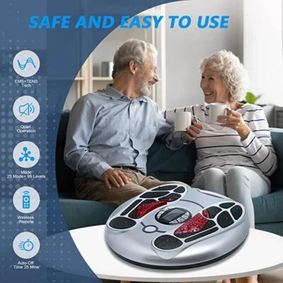 OSITO Foot Massager Circulation Booster EMS Feet and Legs Tens Massager Machine