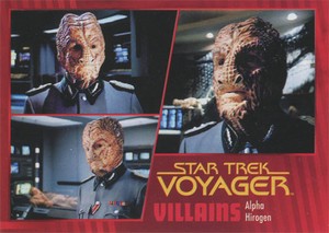 Star Trek Voyager Heroes & Villains Gold Parallel Base 14 Chase Card 061/100