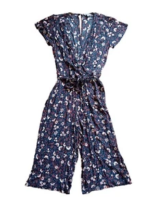 Suzanne Grae Jumpsuit Women Overall  One-Piece Ladies Top Pants Floral Size 10🆓 - Imagen 1 de 4