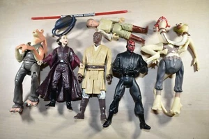 JAR JAR PADME ANAKIN MACE FODE AND BEDE - FIGURA DE STAR WARS REF C5836 - Imagen 1 de 2