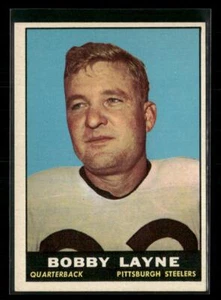 1961 Topps #104 Bobby Layne - Picture 1 of 2