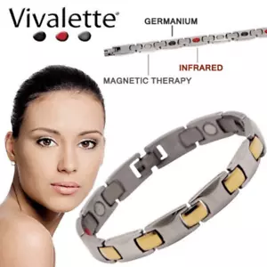 Bracciale magnetico Terapeutico equilibrio Terapia Braccialetto benessere - Foto 1 di 11