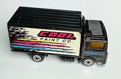 Camión contenedor Matchbox Volvo MB23 "Cool Paint Co." Diecast 1993 edición juguete Foto 1 de 4