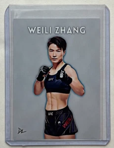 Weili Zhang Limited Edition Artist Signed “UFC Champion" Trading Card 1/10 - Picture 1 of 2