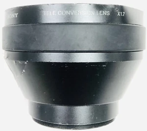 Lente de conversión Sony Tele x1.7 VCL-HG1758 lente de cámara para piezas COMO ESTÁ - Imagen 1 de 3