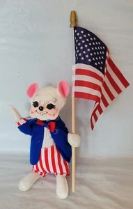 Annalee 2016 6” Patriotic Boy Mouse con bandera 250316 4 de julio Americana NUEVO - Imagen 1 de 14