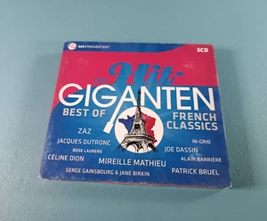 Die Hit-Giganten - Best of French Classics - 3er Musik CD - Foto 1 di 2