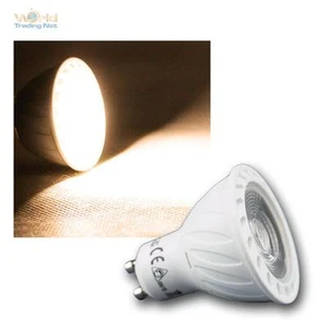 Paquete de 5 bombillas LED GU10 COB 7W blanco cálido 540lm regulable foco bombilla - Imagen 1 de 6