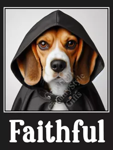 More details for beagle pet dog funny flexible fridge magnet gift keep calm traitors faithful