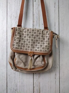 The Sak Ventura Tan Distressed Leather Convertible Backpack Crossbody Bag - Picture 1 of 11