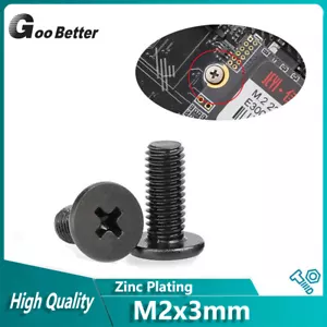 8Pc M2x3mm Screw for NVME SSD M.2 Samsung Mounting Motherboard Securing Computer - Afbeelding 1 van 6