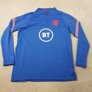 Nike England Mens 1/4 Zip Top XL Football Drill Track Training 20/21 Player Spec - Picture 1 of 10