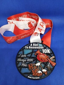 A run to remember 10k run medal - Picture 1 of 5