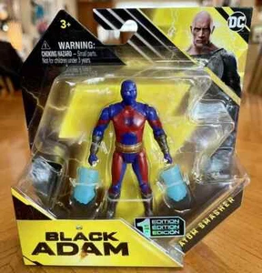 1st Edition *ATOM SMASHER* Black Adam 4" Action Figure DC Christmas F6 - Picture 1 of 3