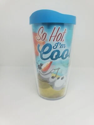 Tervis 16 oz. Novo Copo de Viagem OLAF com Tampa "SO HOT, I'M COOL" Frozen OLAF - Imagem 1 de 4