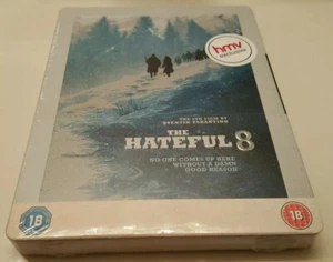 *CHIP/TEAR* The Hateful Eight (8) Embossed STEELBOOK (Blu-ray, UK) HMV Exclusive - Foto 1 di 10