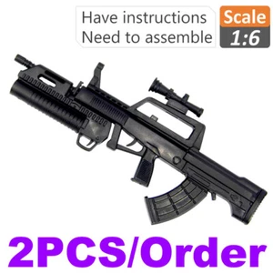 Conjunto de modelo a escala 1:6 pistola de rifle de francotirador 4D negra 95 para figura de juguete de 12" ++ - Imagen 1 de 52
