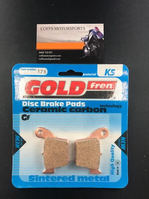 Задние спеченные тормозные колодки подходят для Honda CRF450X 2005 2006 2007 2008 2009 2010 2011 - Изображение 1 из 2