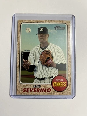 2017 Topps Heritage High Number Short Print Luis Severino - Image 1 of 2