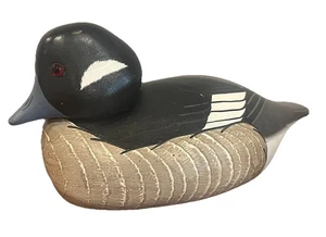 Ethan Allen Holz Resin Holz Ente Stockente Büffelkopf Henne Figur Vintage 1985 - Bild 1 von 6