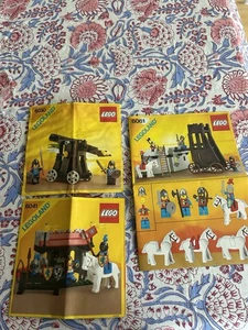 Vintage Lego Legoland Castle INSTRUCTION MANUALS ONLY 6030/6041/6061 - Picture 1 of 6