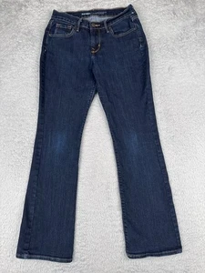 Old Navy Jeans Women 4 S Blue Denim Curvy Profile Mid Rise Bootcut Dark 27x30 - Picture 1 of 18