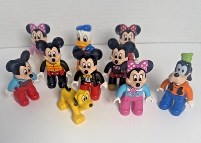 Lego Duplo Disney Mickey Mouse Minnie Donald Duck Goofy Figuras Lote de 10 Piezas Foto 1 de 4