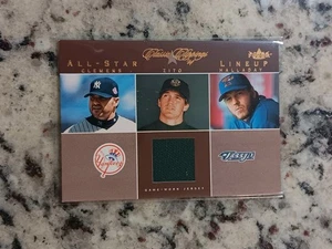 2004 Classic Clippings All-Star Lineup #ASLBZ Barry Zito Jsy Clemens-Halladay - Picture 1 of 2