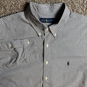 Ralph Lauren mens 17 1/2 (44) Office Business Casual Button Down Shirt Preppy - Picture 1 of 7