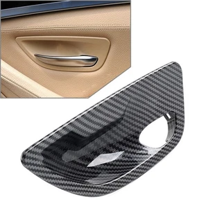 Door Handle Bowl Cover for BMW 5 Series F10 F11 2011-2017 Carbon Fiber - Picture 1 of 6