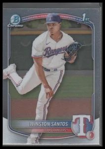 2025 Bowman #BCP-121 Winston Santos Chrome Prospects - Picture 1 of 2